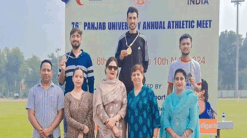 Won 07 Medals at 76th P.U. Annual Athletic Meet