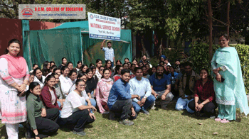 NSS Wing of BCM College conducted Cleanliness and Plantation Drive