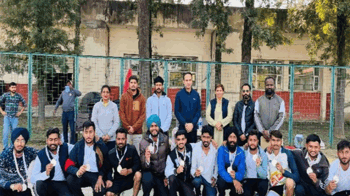 During Inter – College Sports Competitions organized by P.U., Chandigarh