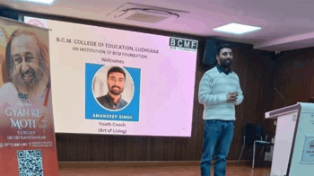 In collaboration with Art of Living organised an Interactive Session on "Mind your Happiness'